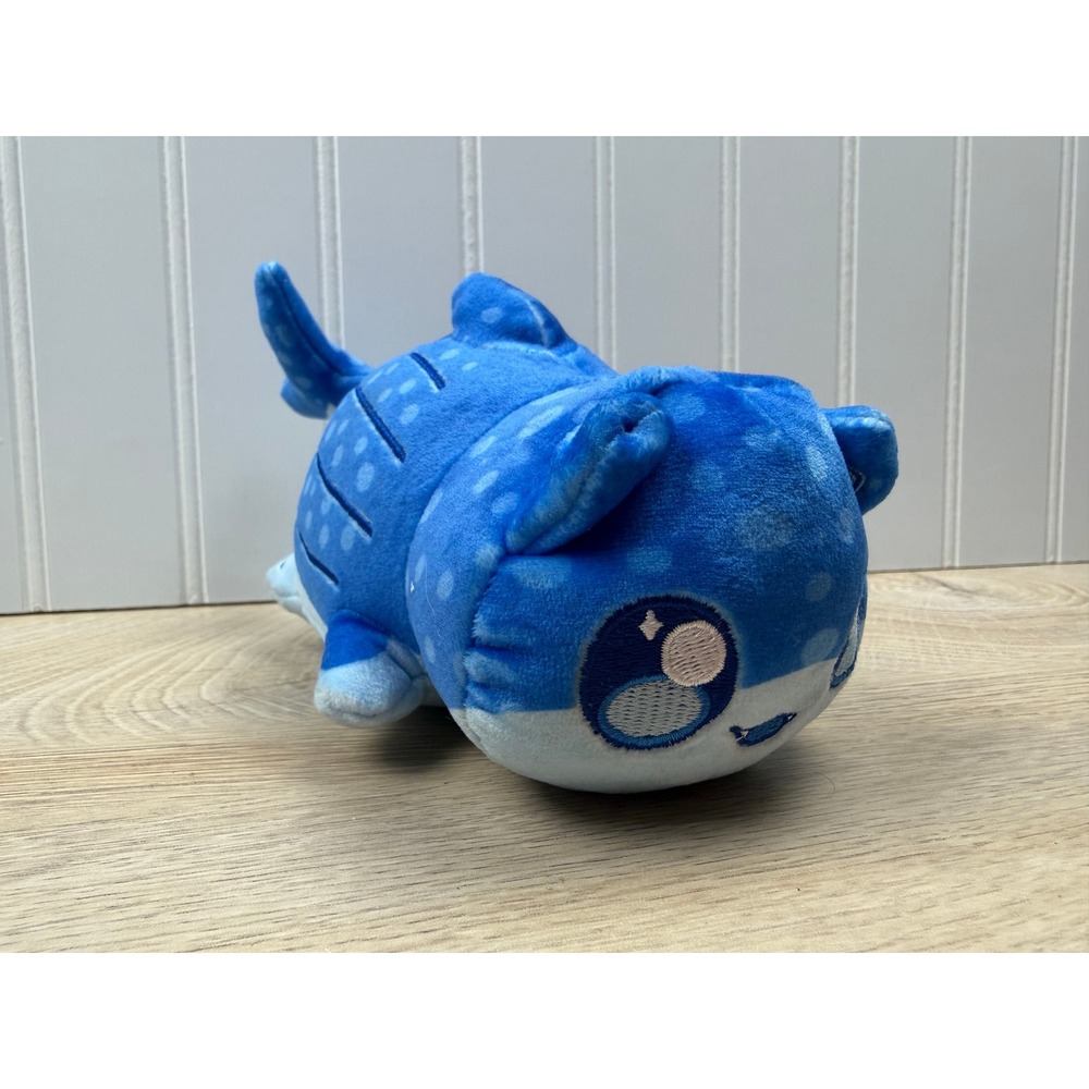 Aphmau MeeMeows Mystery Plush Whale Shark Blue Spotted Under the Sea Series 7in